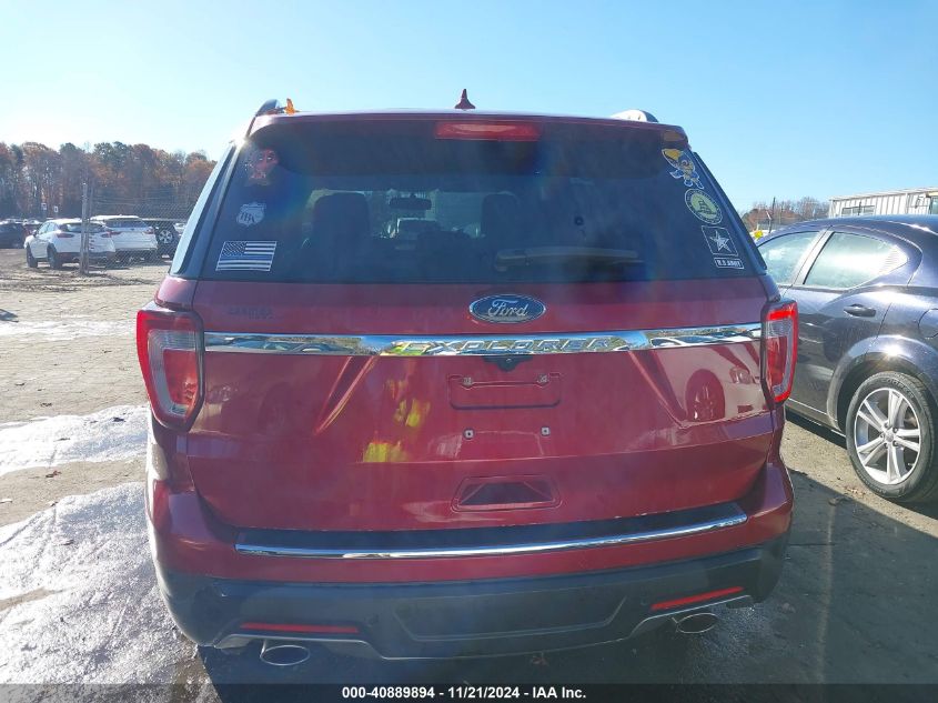 2018 Ford Explorer Xlt VIN: 1FM5K8D80JGB25552 Lot: 40889894