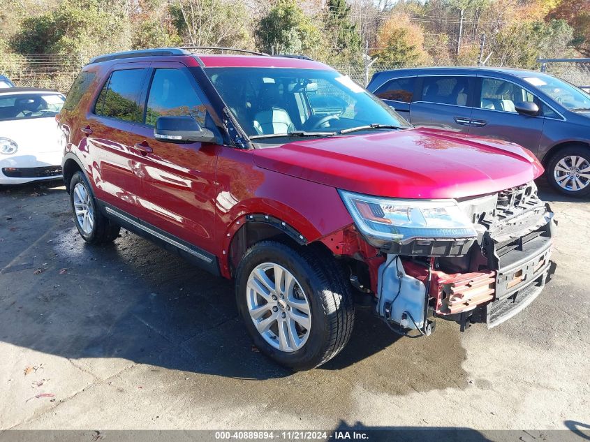 2018 Ford Explorer Xlt VIN: 1FM5K8D80JGB25552 Lot: 40889894