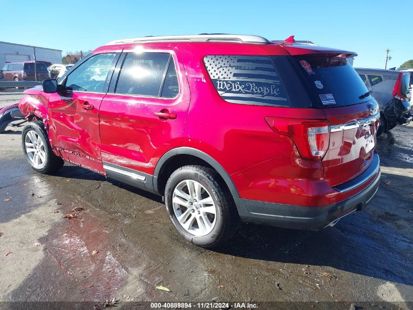 2018 Ford Explorer Xlt VIN: 1FM5K8D80JGB25552 Lot: 40889894