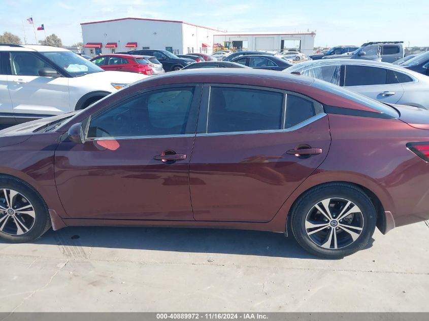 2022 Nissan Sentra Sv Xtronic Cvt VIN: 3N1AB8CV9NY205482 Lot: 40889972