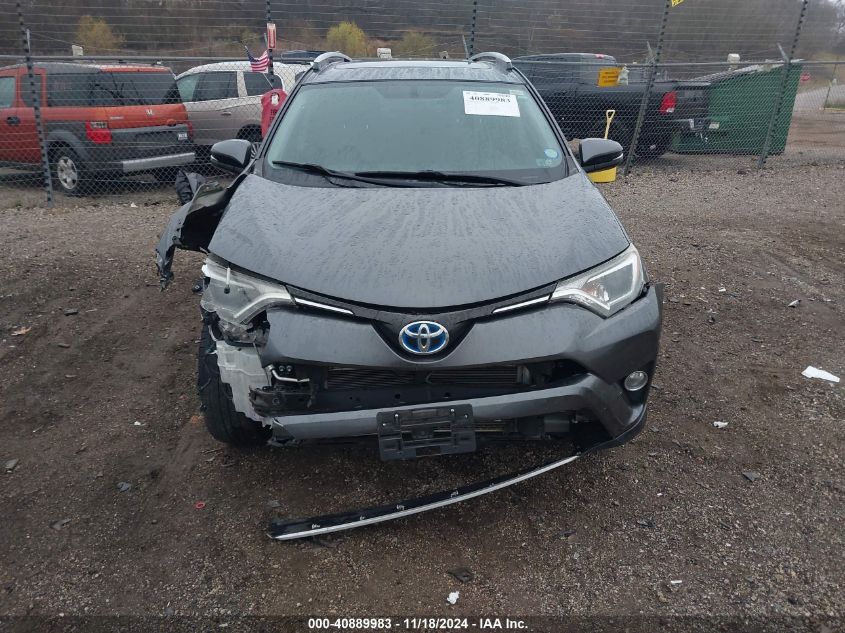 2016 Toyota Rav4 Hybrid Xle VIN: JTMRJREVXGD038870 Lot: 40889983