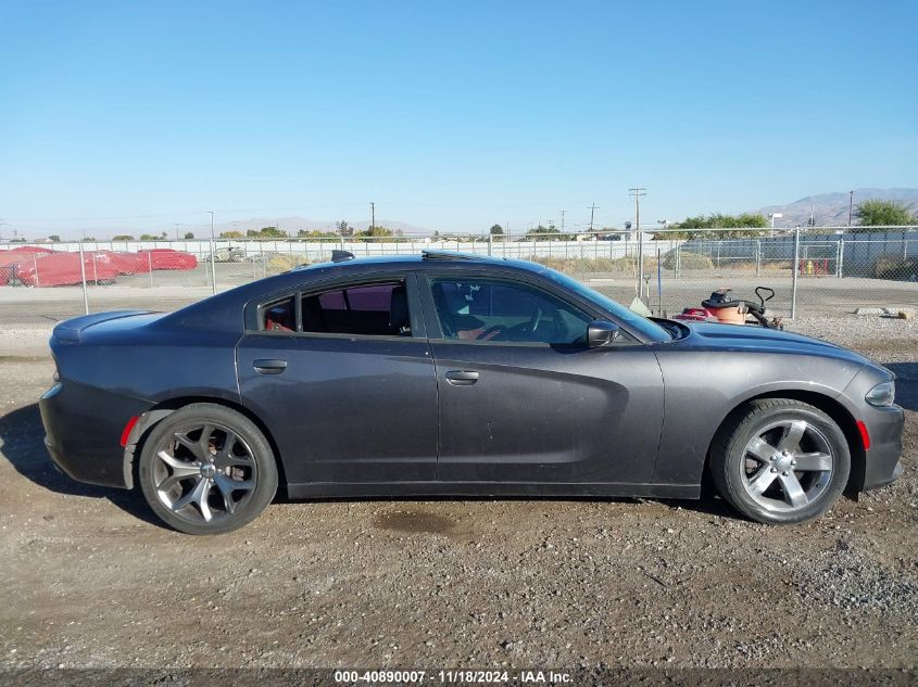 2016 Dodge Charger Sxt VIN: 2C3CDXHG5GH352187 Lot: 40890007