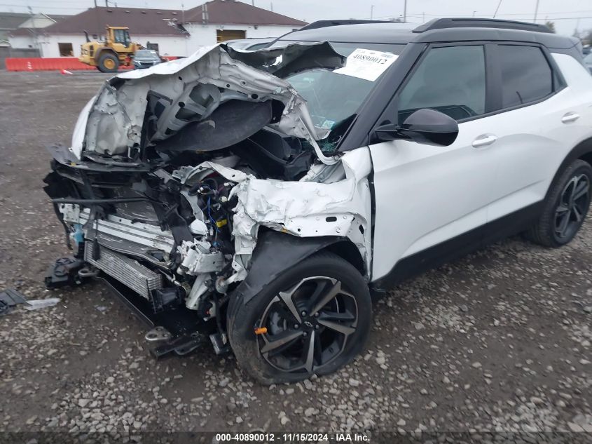 2022 Chevrolet Trailblazer Awd Rs VIN: KL79MUSL3NB008452 Lot: 40890012