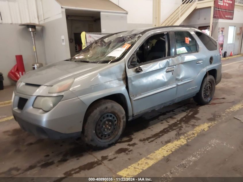 2004 Pontiac Aztek VIN: 3G7DA03EX4S525053 Lot: 40890035