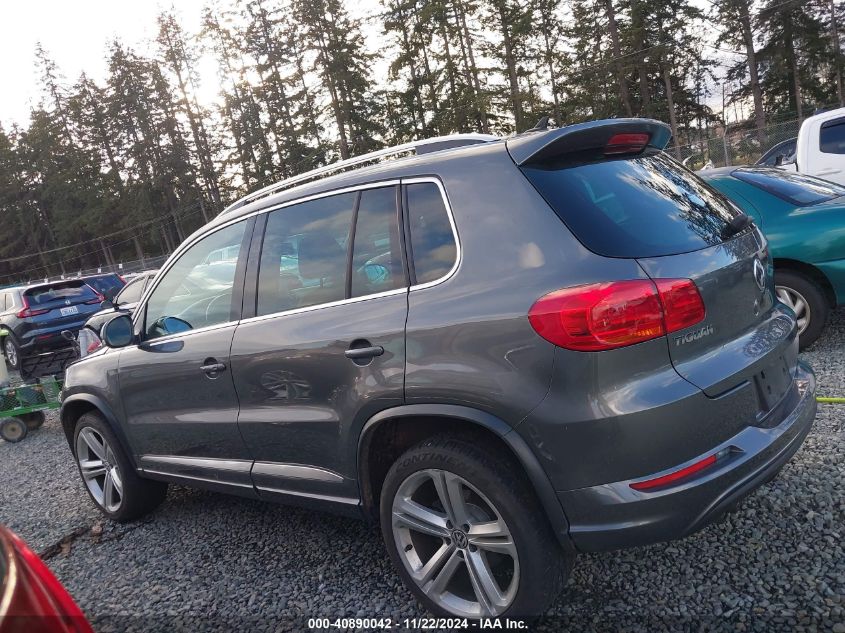 2016 VOLKSWAGEN TIGUAN R-LINE - WVGBV7AX2GW015701