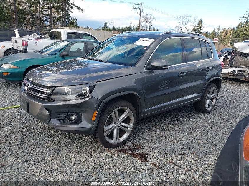2016 VOLKSWAGEN TIGUAN R-LINE - WVGBV7AX2GW015701