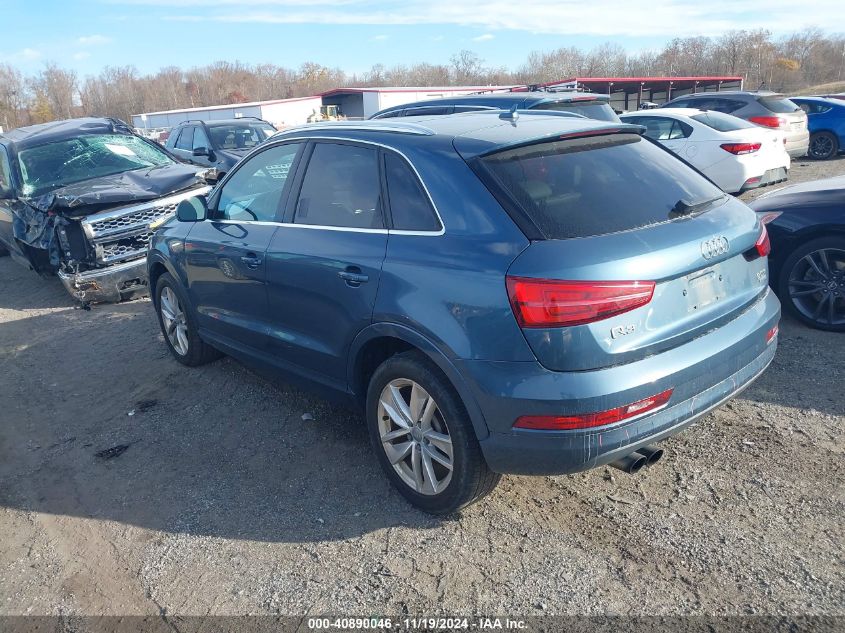 2016 Audi Q3 2.0T Premium Plus VIN: WA1EFCFS2GR016408 Lot: 40890046