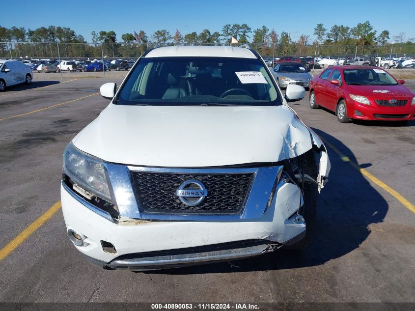 2016 Nissan Pathfinder Sl VIN: 5N1AR2MN2GC602057 Lot: 40890053