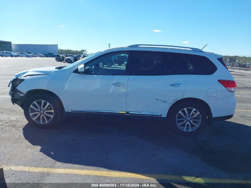 2016 Nissan Pathfinder Sl VIN: 5N1AR2MN2GC602057 Lot: 40890053