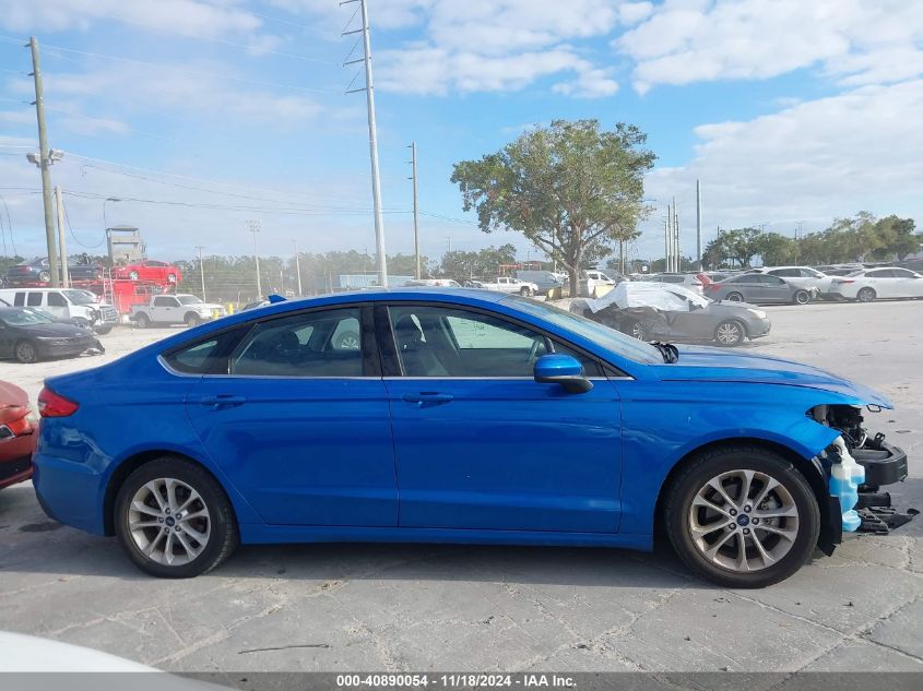 2020 Ford Fusion Se VIN: 3FA6P0HDXLR235139 Lot: 40890054