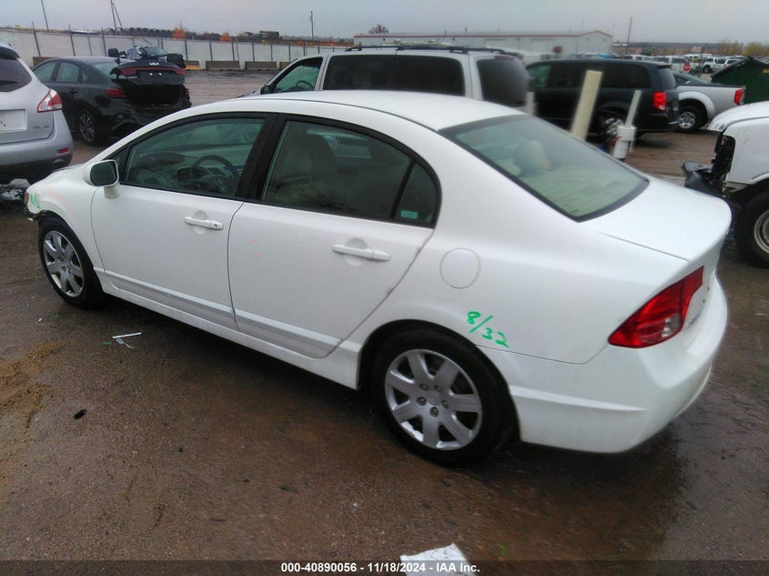 2008 HONDA CIVIC VIN: 1HGFA16588L116560