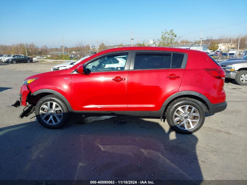 2014 Kia Sportage Lx VIN: KNDPBCAC5E7628685 Lot: 40890063