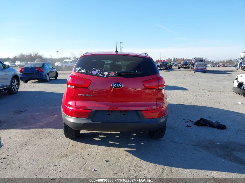 2014 Kia Sportage Lx VIN: KNDPBCAC5E7628685 Lot: 40890063