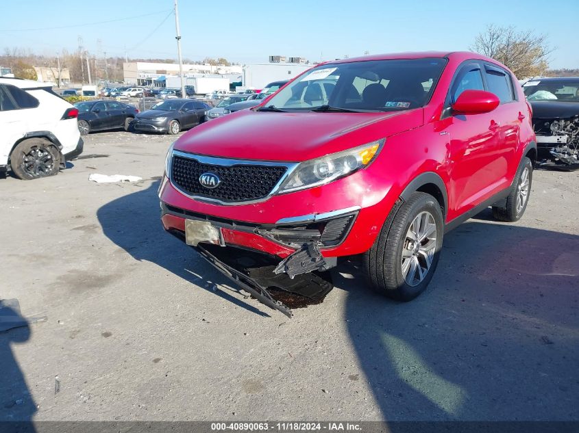 2014 Kia Sportage Lx VIN: KNDPBCAC5E7628685 Lot: 40890063