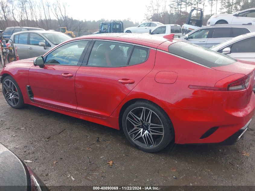 2022 Kia Stinger Gt2 VIN: KNAE55LC5N6111896 Lot: 40890069