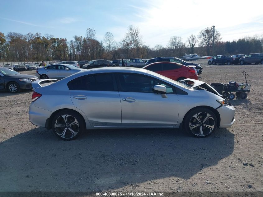 2015 Honda Civic Si VIN: 2HGFB6E53FH708714 Lot: 40890075