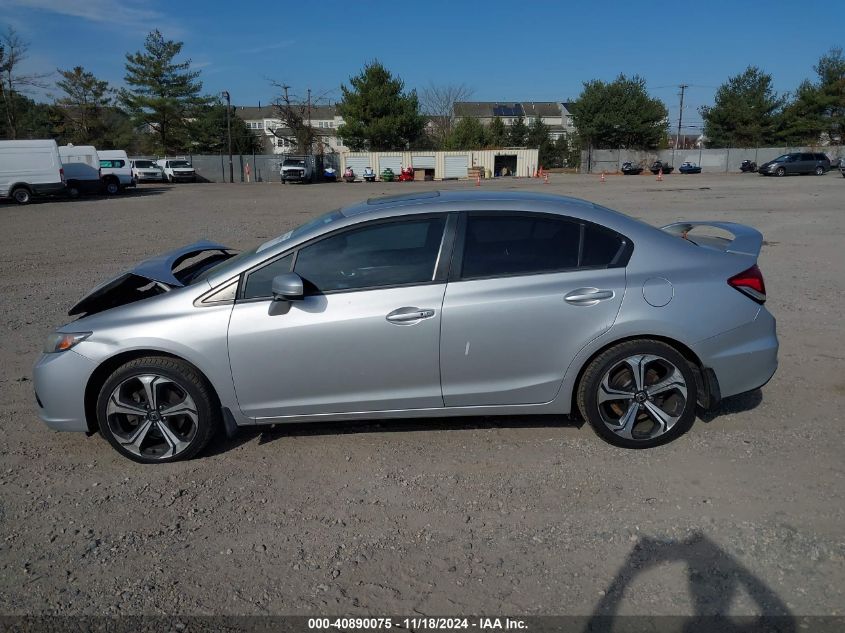 2015 Honda Civic Si VIN: 2HGFB6E53FH708714 Lot: 40890075