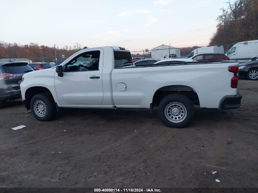 2021 Chevrolet Silverado 1500 2Wd Long Bed Wt VIN: 3GCNWAEKXMG333988 Lot: 40890114