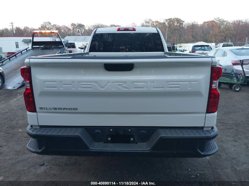 2021 Chevrolet Silverado 1500 2Wd Long Bed Wt VIN: 3GCNWAEKXMG333988 Lot: 40890114