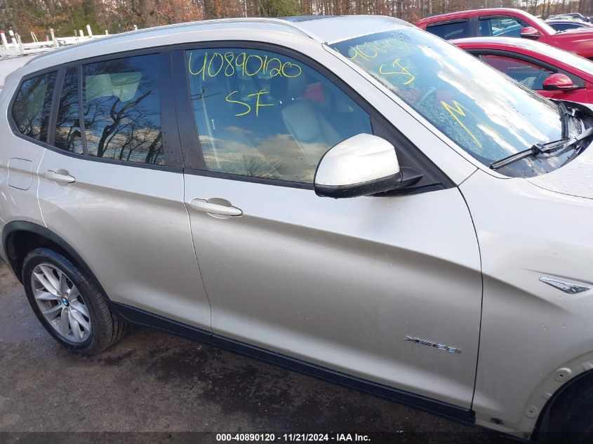 2015 BMW X3 XDRIVE28I - 5UXWX9C54F0D52249