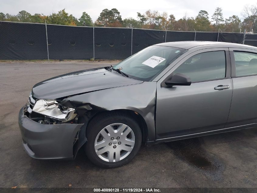 2013 Dodge Avenger Se VIN: 1C3CDZAB2DN532482 Lot: 40890128