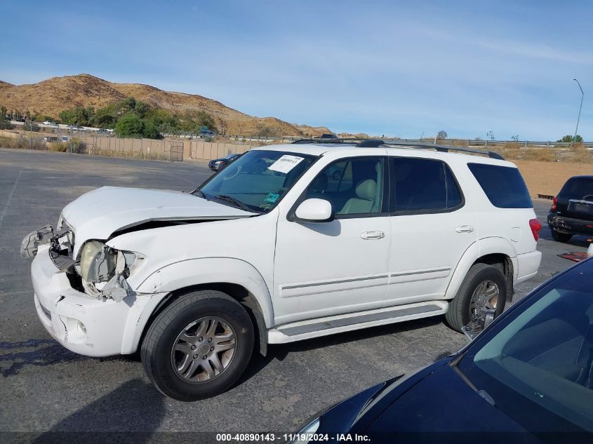 2007 Toyota Sequoia Sr5 V8 VIN: 5TDZT34A17S288475 Lot: 40890143