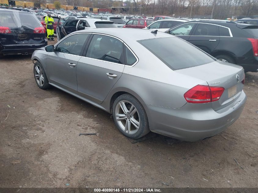 2013 Volkswagen Passat 3.6L V6 Sel Premium VIN: 1VWCM7A36DC069571 Lot: 40890145