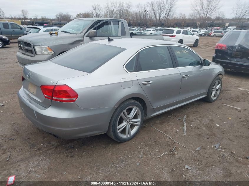 2013 Volkswagen Passat 3.6L V6 Sel Premium VIN: 1VWCM7A36DC069571 Lot: 40890145