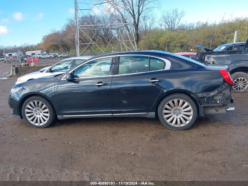 2014 Lincoln Mks VIN: 1LNHL9DKXEG610203 Lot: 40890151