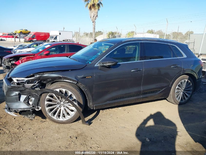 2019 Audi E-Tron Premium Plus VIN: WA1VABGE8KB024564 Lot: 40890220