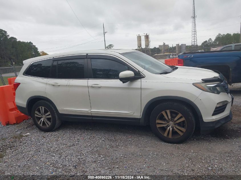 2017 Honda Pilot Ex-L VIN: 5FNYF5H80HB034655 Lot: 40890226