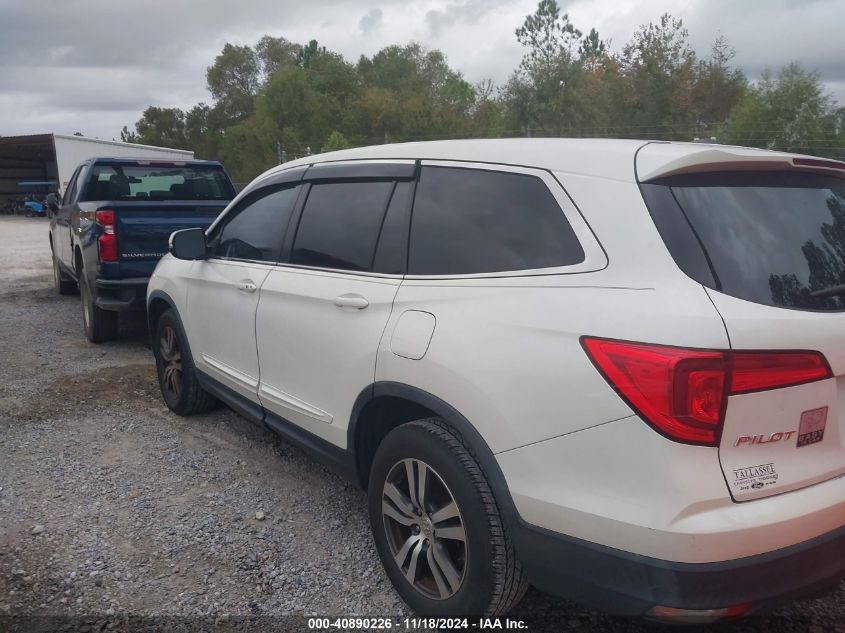 2017 Honda Pilot Ex-L VIN: 5FNYF5H80HB034655 Lot: 40890226