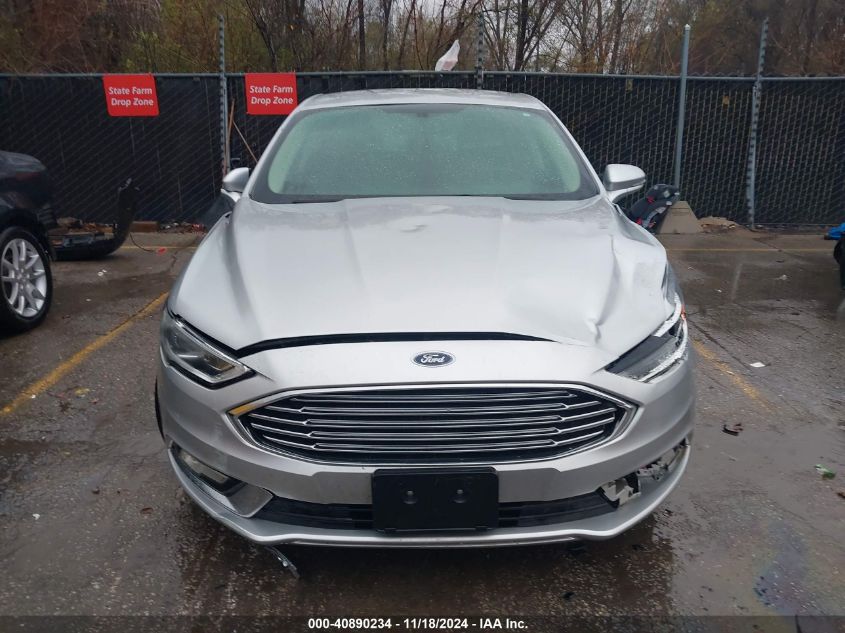 2018 Ford Fusion Hybrid Titanium VIN: 3FA6P0RU7JR272984 Lot: 40890234