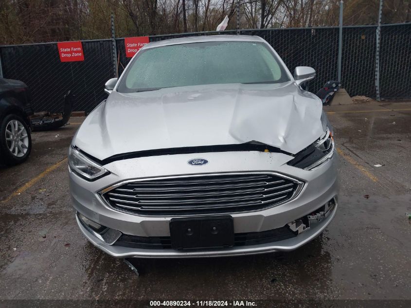 2018 Ford Fusion Hybrid Titanium VIN: 3FA6P0RU7JR272984 Lot: 40890234