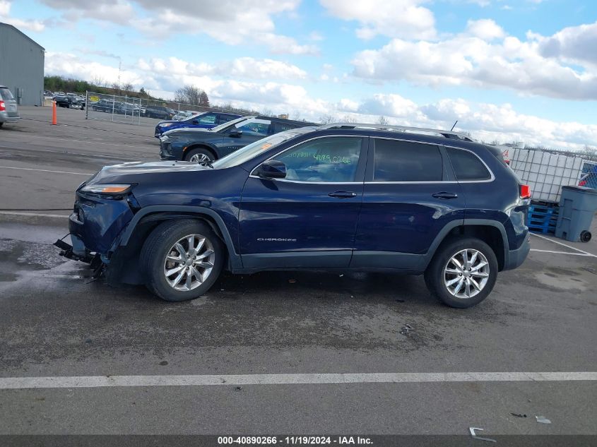 2015 Jeep Cherokee Limited VIN: 1C4PJMDS5FW635090 Lot: 40890266