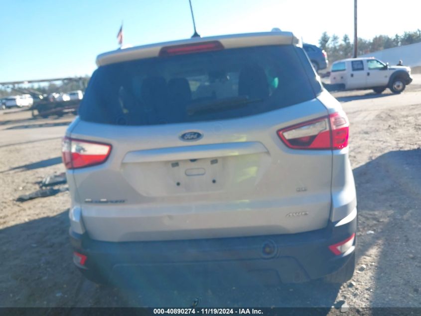 2018 Ford Ecosport Se VIN: MAJ6P1UL2JC225753 Lot: 40890274