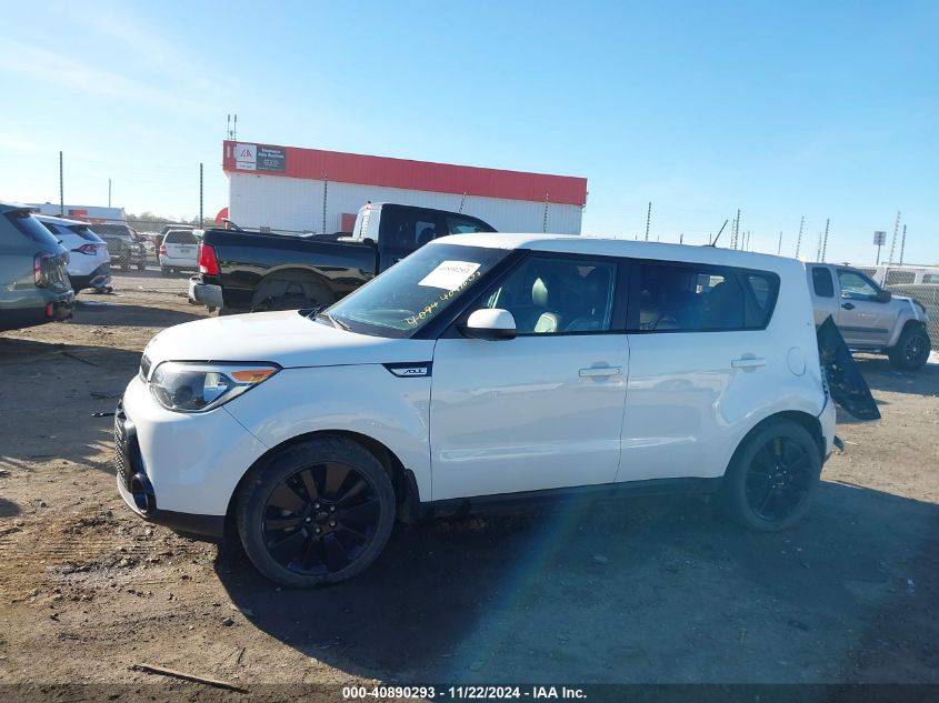 2016 Kia Soul + VIN: KNDJP3A5XG7307687 Lot: 40890293