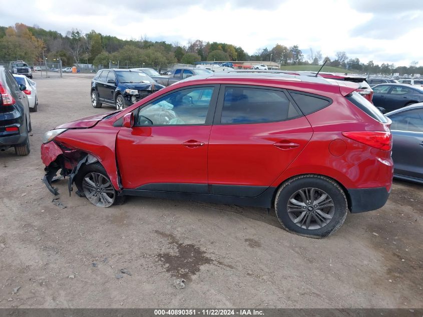 2014 Hyundai Tucson Se VIN: KM8JU3AG4EU846388 Lot: 40890351