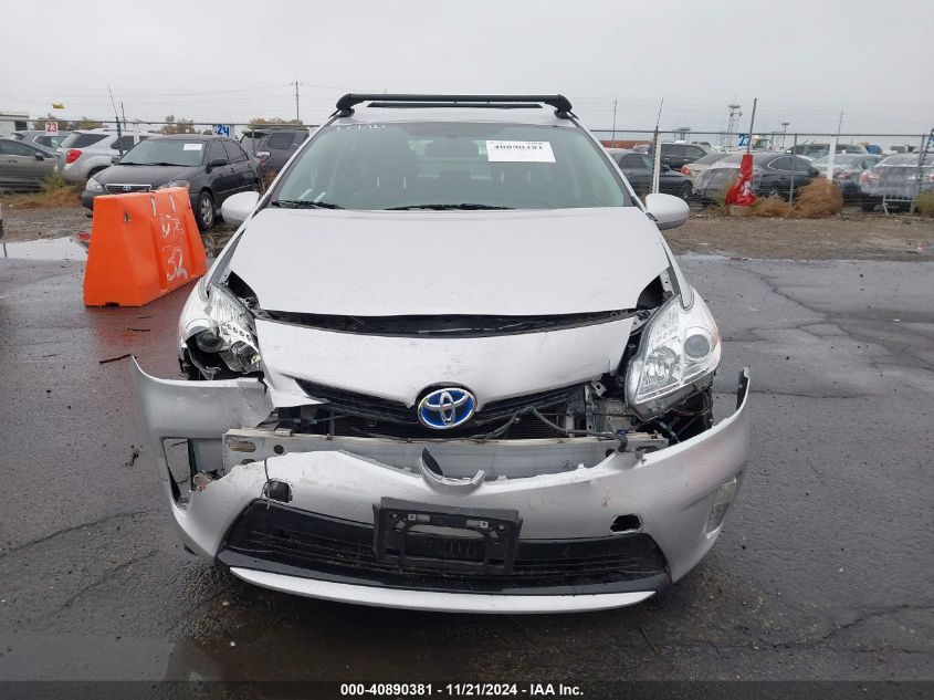 2013 Toyota Prius Three VIN: JTDKN3DU2D5672000 Lot: 40890381