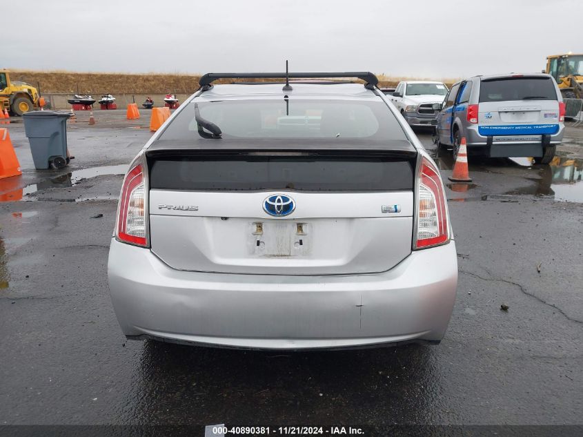 2013 Toyota Prius Three VIN: JTDKN3DU2D5672000 Lot: 40890381