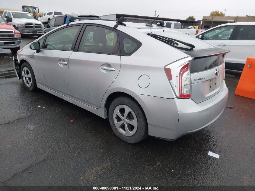 2013 Toyota Prius Three VIN: JTDKN3DU2D5672000 Lot: 40890381