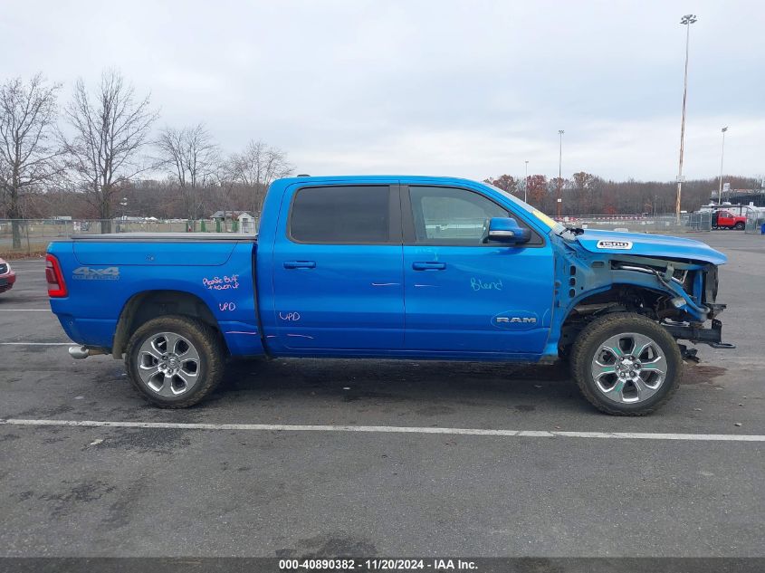 2021 Ram 1500 Big Horn 4X4 5'7 Box VIN: 1C6SRFFT1MN657182 Lot: 40890382