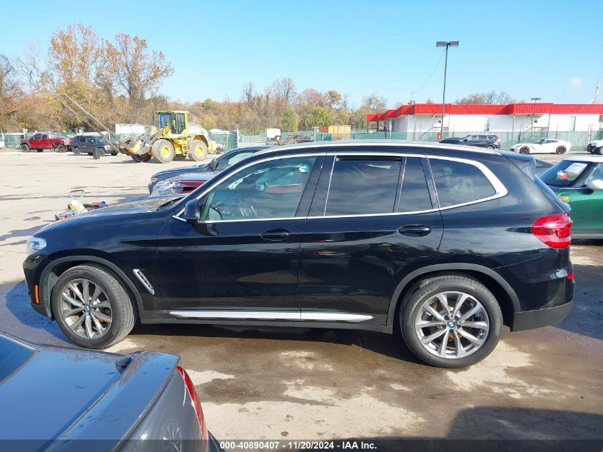 2019 BMW X3 xDrive30I VIN: 5UXTR9C54KLP88246 Lot: 40890407