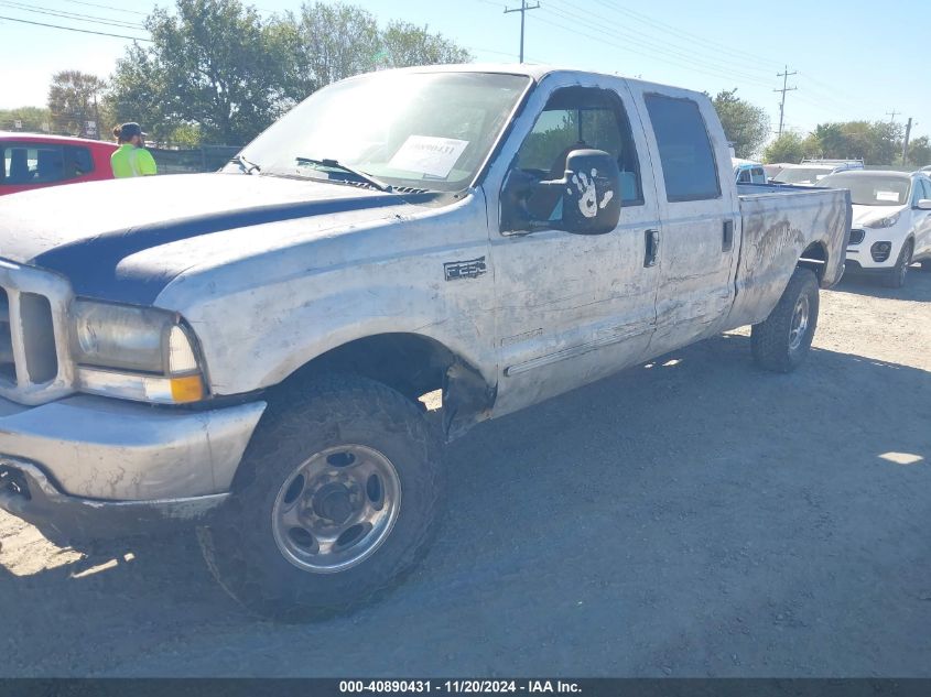 2000 Ford F-250 Lariat/Xl/Xlt VIN: 3FTNW21F3YMA74217 Lot: 40890431