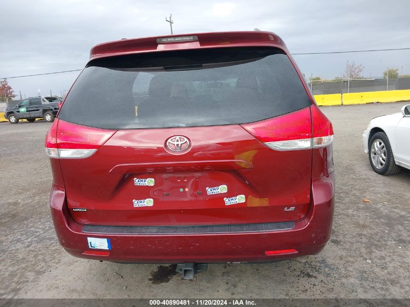 2014 Toyota Sienna Le V6 8 Passenger VIN: 5TDKK3DC8ES414429 Lot: 40890481