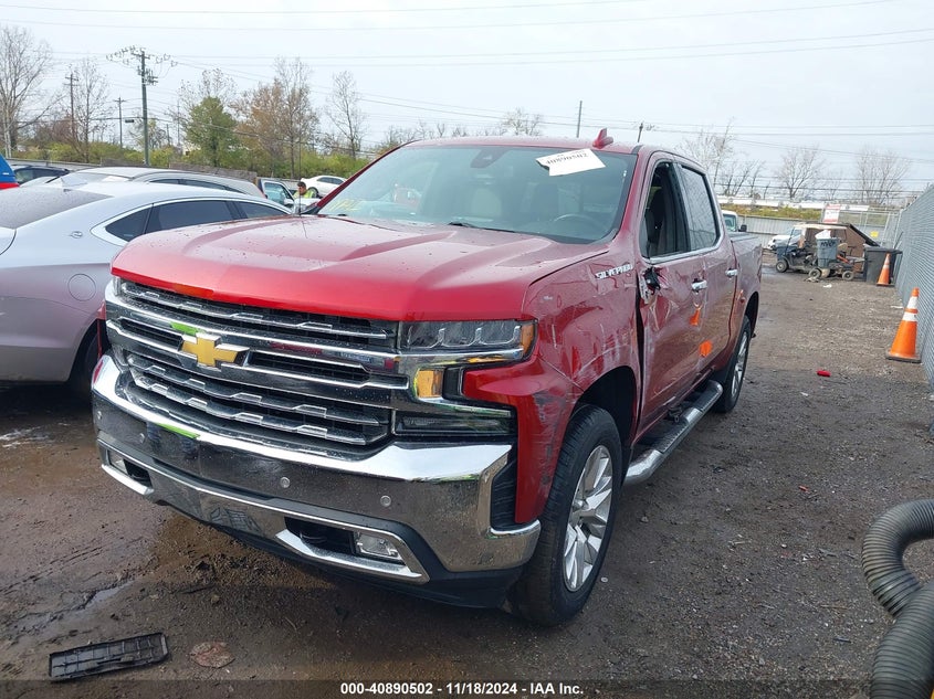 2021 CHEVROLET SILVERADO 1500 4WD  SHORT BED LTZ - 1GCUYGED5MZ304179