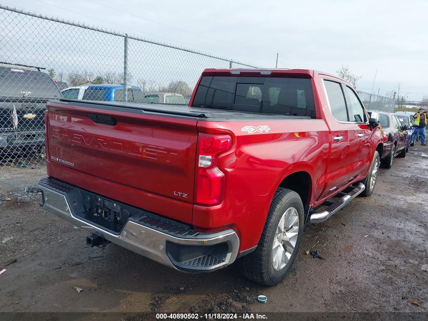 2021 CHEVROLET SILVERADO 1500 4WD  SHORT BED LTZ - 1GCUYGED5MZ304179