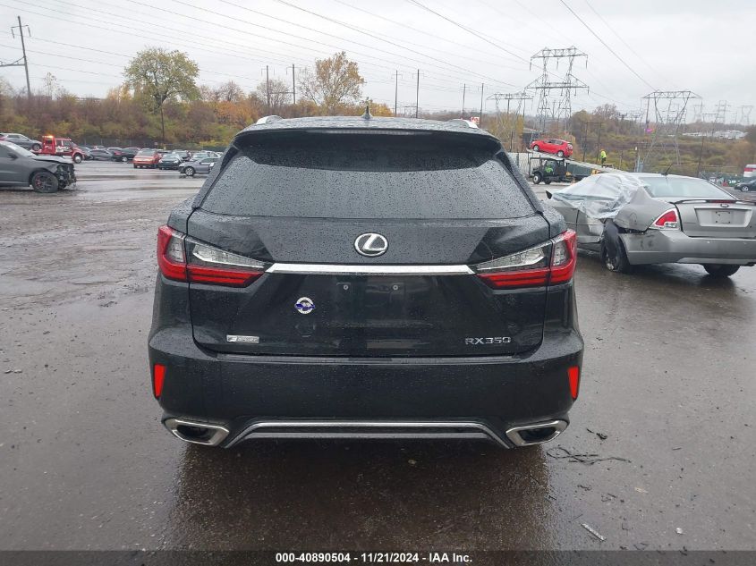 2017 Lexus Rx 350 F Sport VIN: 2T2BZMCA7HC091274 Lot: 40890504