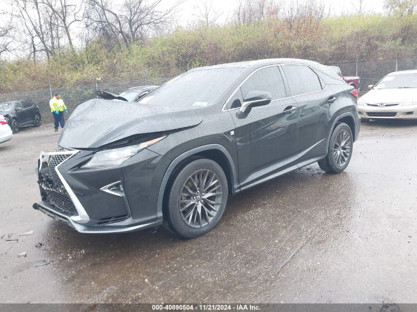 2017 Lexus Rx 350 F Sport VIN: 2T2BZMCA7HC091274 Lot: 40890504