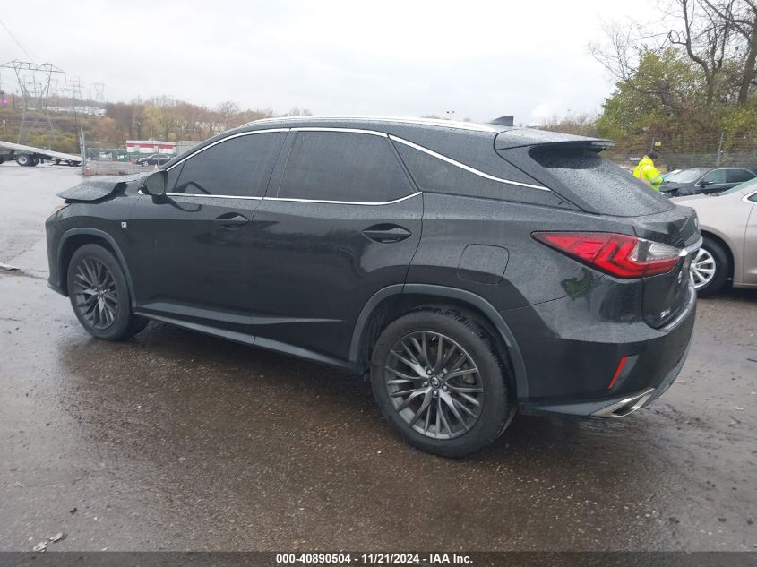 2017 Lexus Rx 350 F Sport VIN: 2T2BZMCA7HC091274 Lot: 40890504